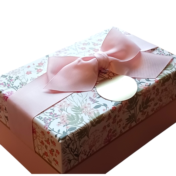 Lady Jayne Floral Gift Box with Pink Ribbon NWT - Picture 2 of 7